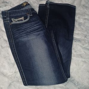 Maunces 5/6 short bootcut jeans